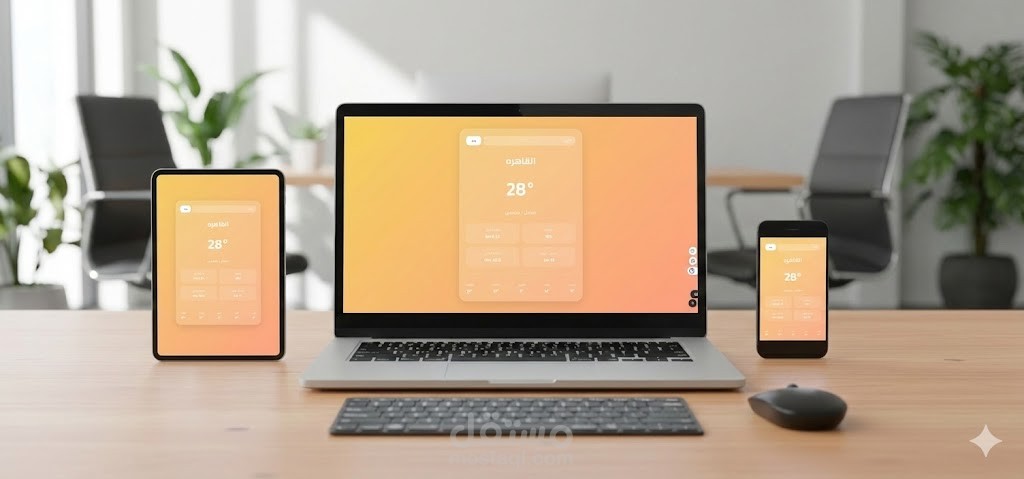 نظام متطور لتحليل وعرض بيانات الطقس (Advanced Weather Dashboard)