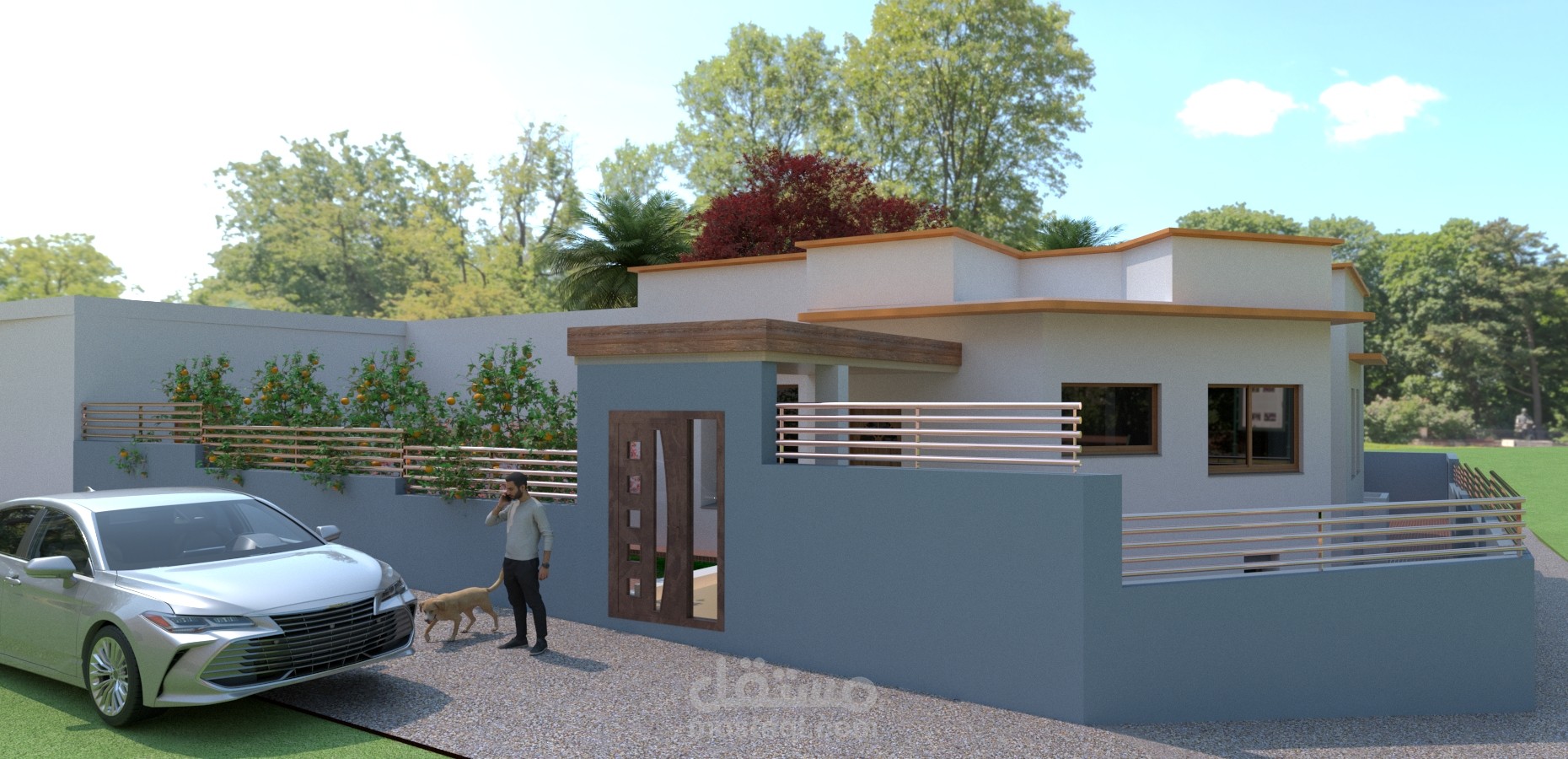 تصميم فيلا عصرية