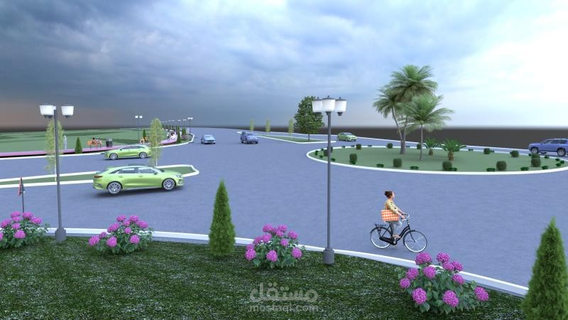 تصميم تهيئة لموقع عام