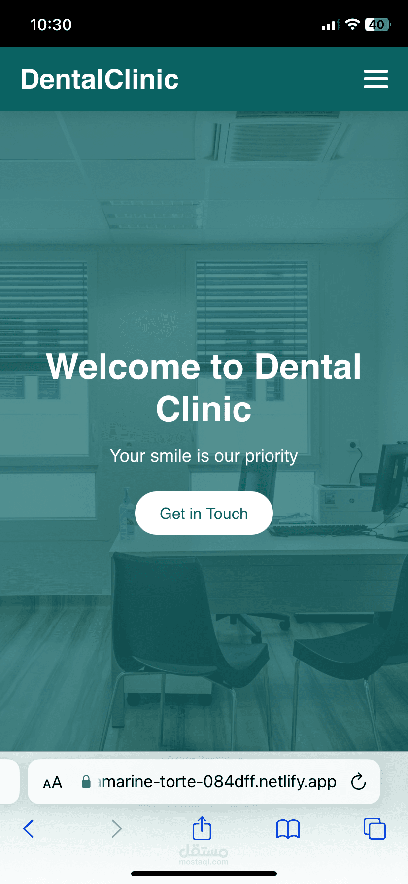 Dental Clinic website