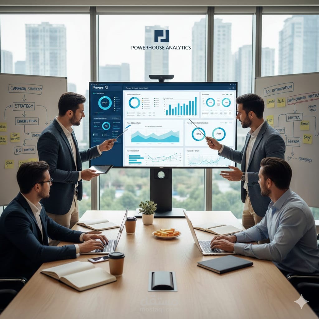 تحليل بيانات خاصة بأعمال التسويق الاعلامي