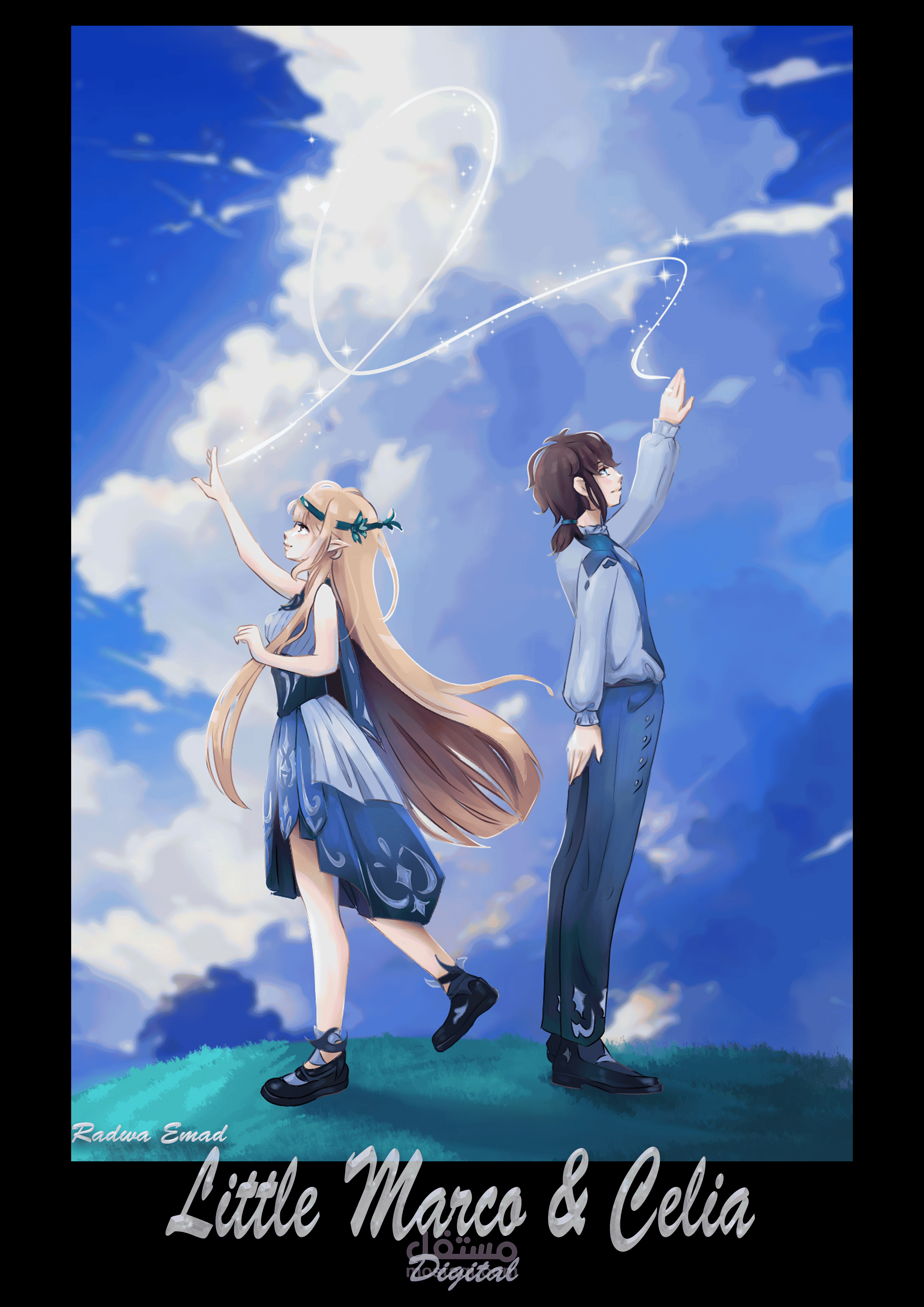 تصميم شخصيات لرواية "سيرك الليل" (The Night Circus)