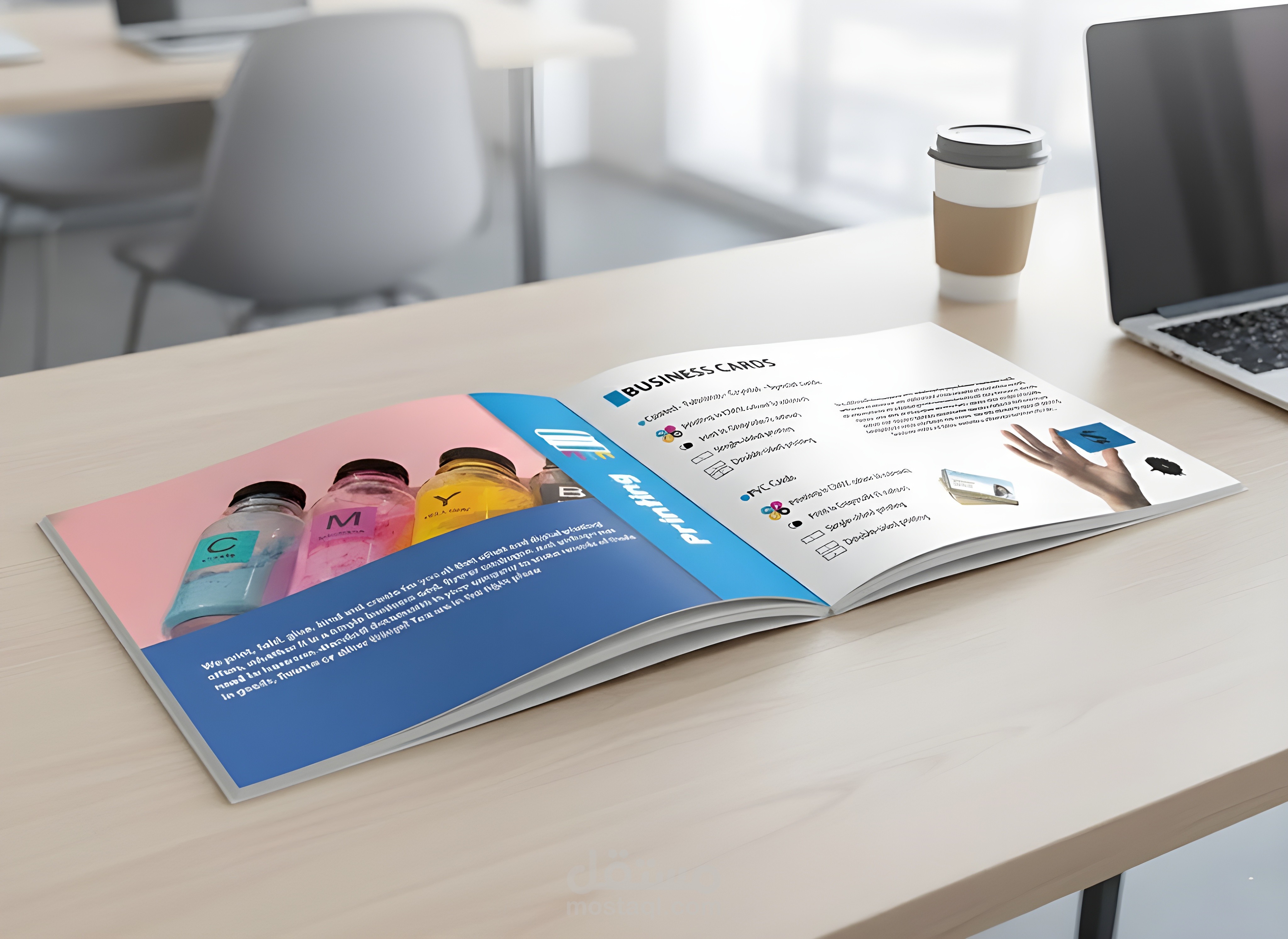 تصميم كتالوج منتجات عصري - متكامل وجاهز للطباعة