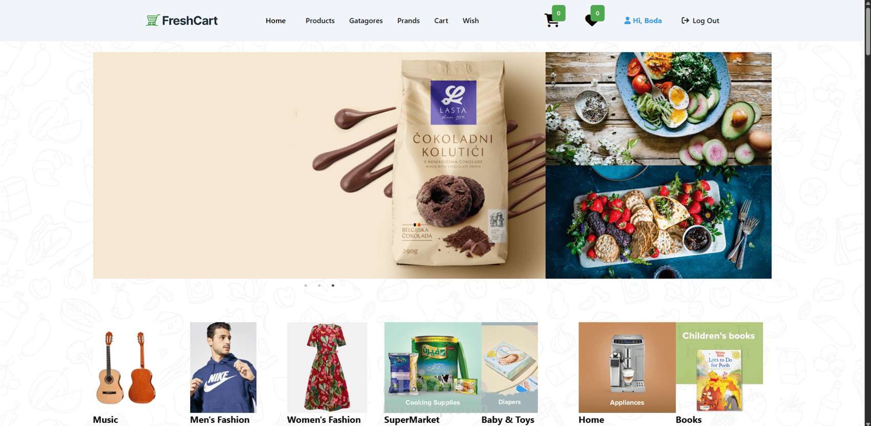 E-commerce FreshMarket