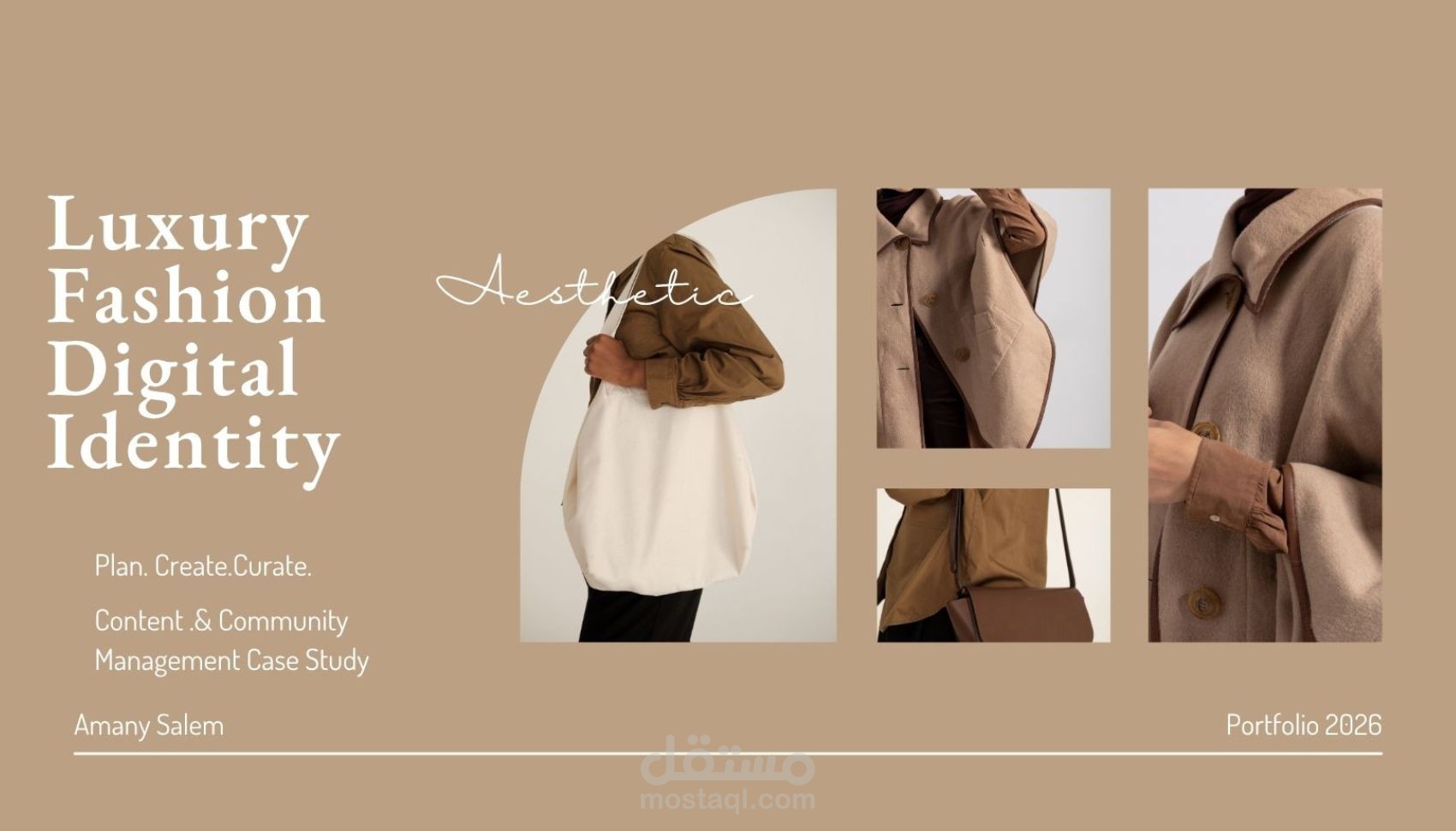 إدارة محتوى وصناعة هوية بصرية لبراند أزياء كويتي (Fashion Brand Management)