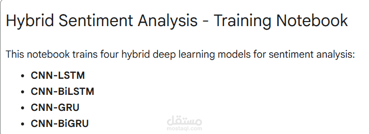 CNN-RNN Hybrid Sentiment Analysis