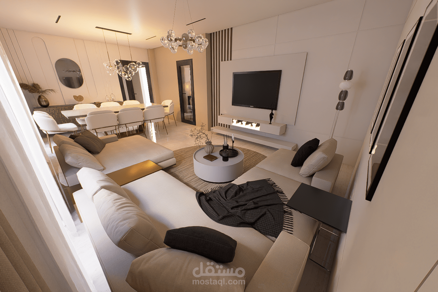 تصميم داخلي بأسلوب مينيماليتصميم