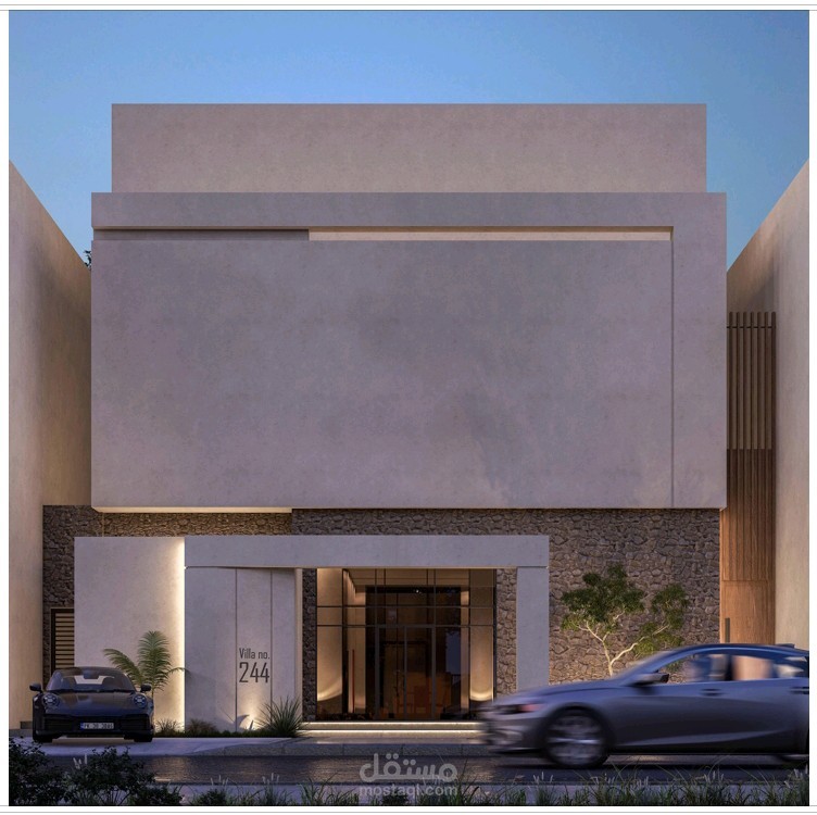 فيلا سكنية مستوحاة من العمارة العربية القديمة