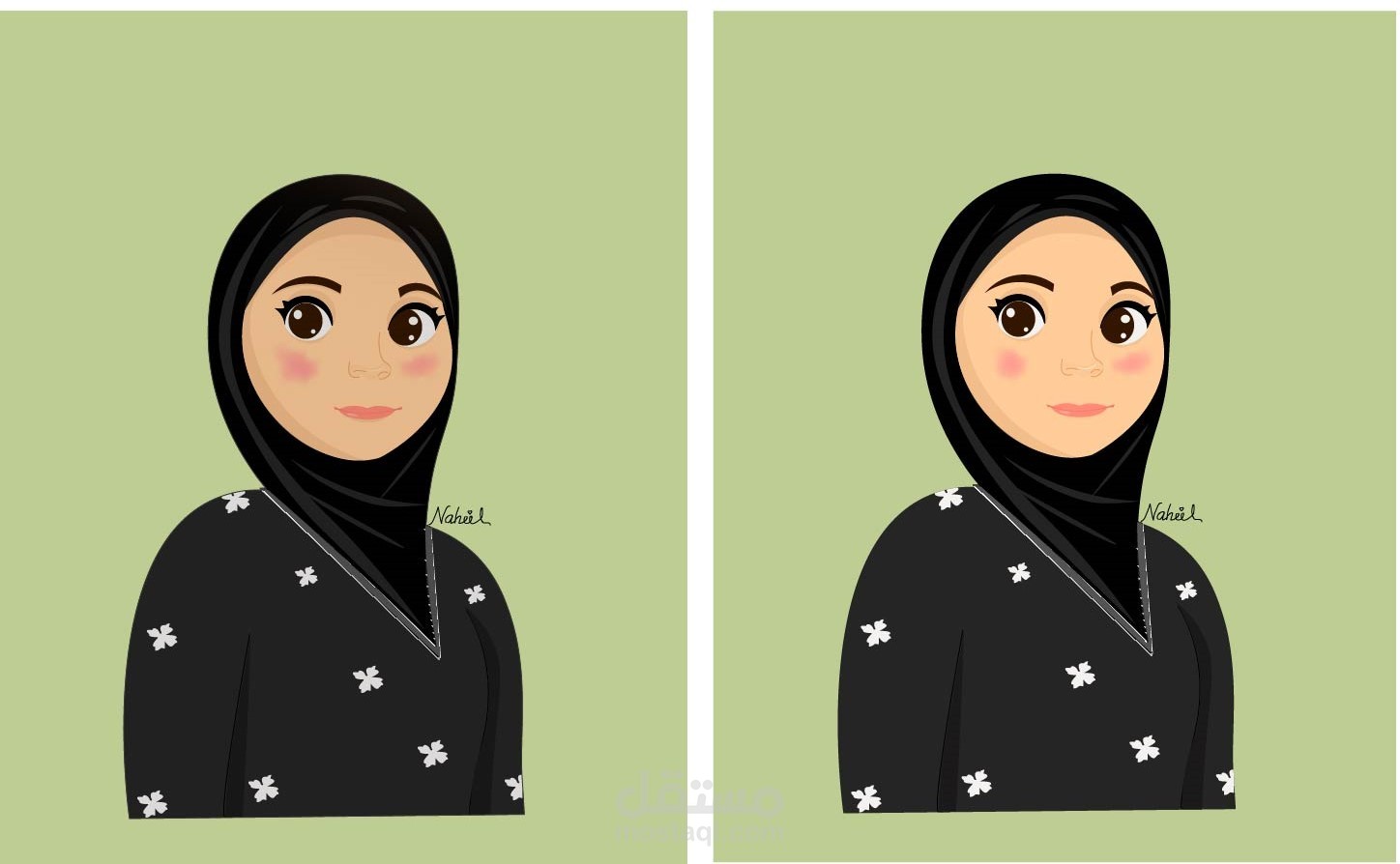 رسم شخصية كرتونية – Vector Illustration (Adobe Illustrator)