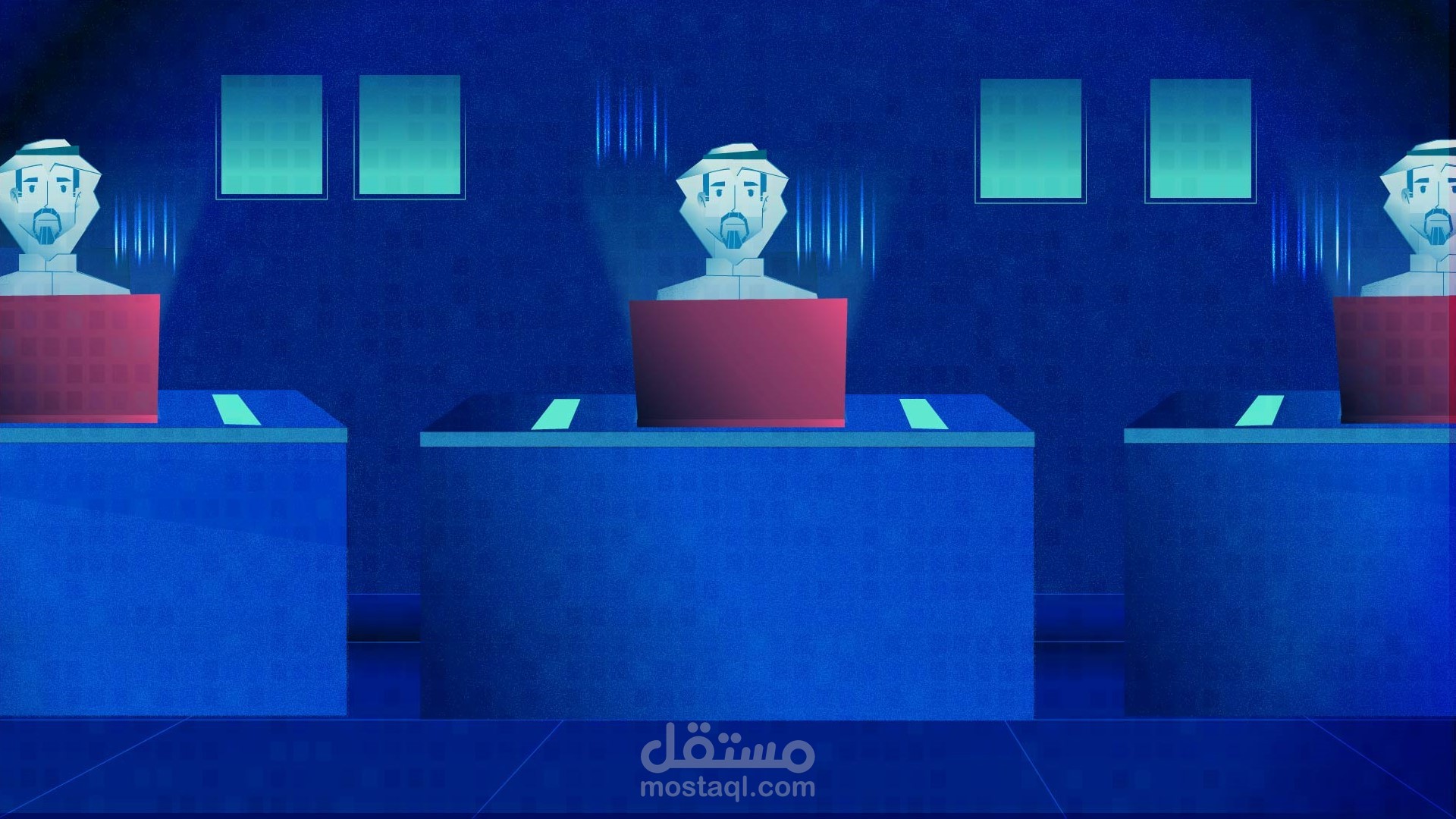 ? Illustration توعوي – الأمن السيبراني (Vector Design)