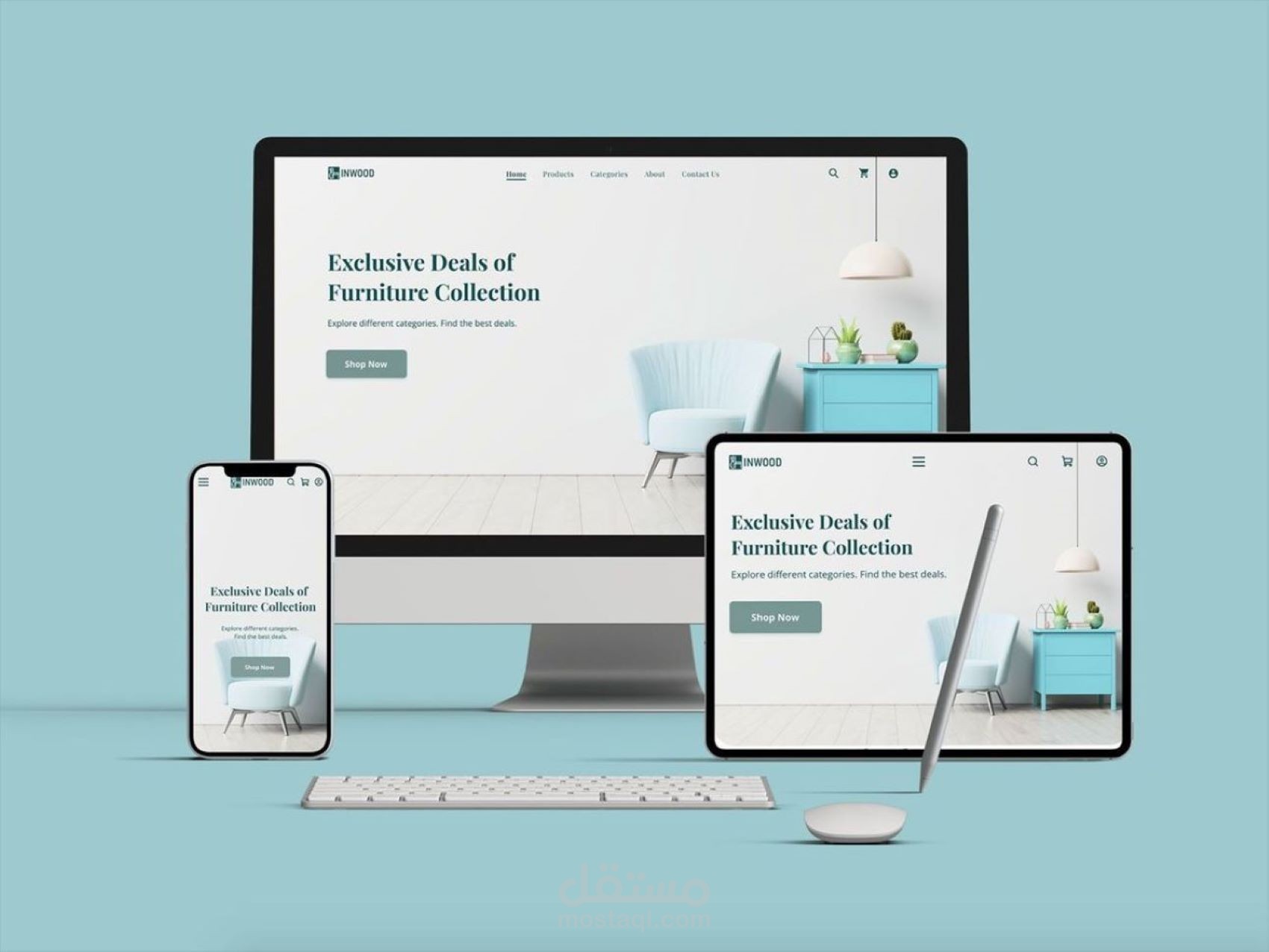 تصميم صفحة هبوط landing page احترافيه