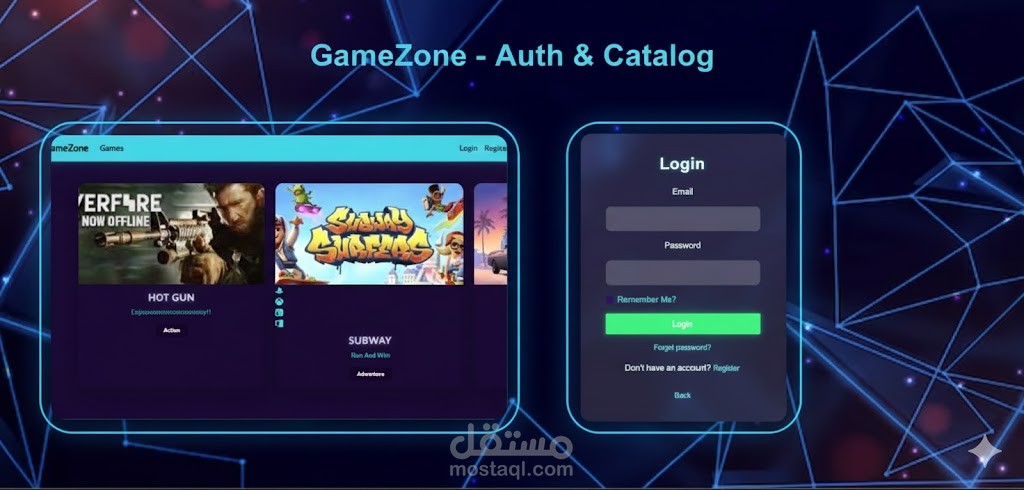 Game_Zone Full_Authentication