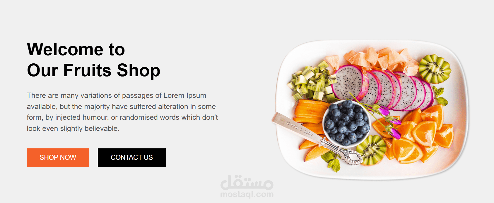 موقع ويب باستخدام html و css