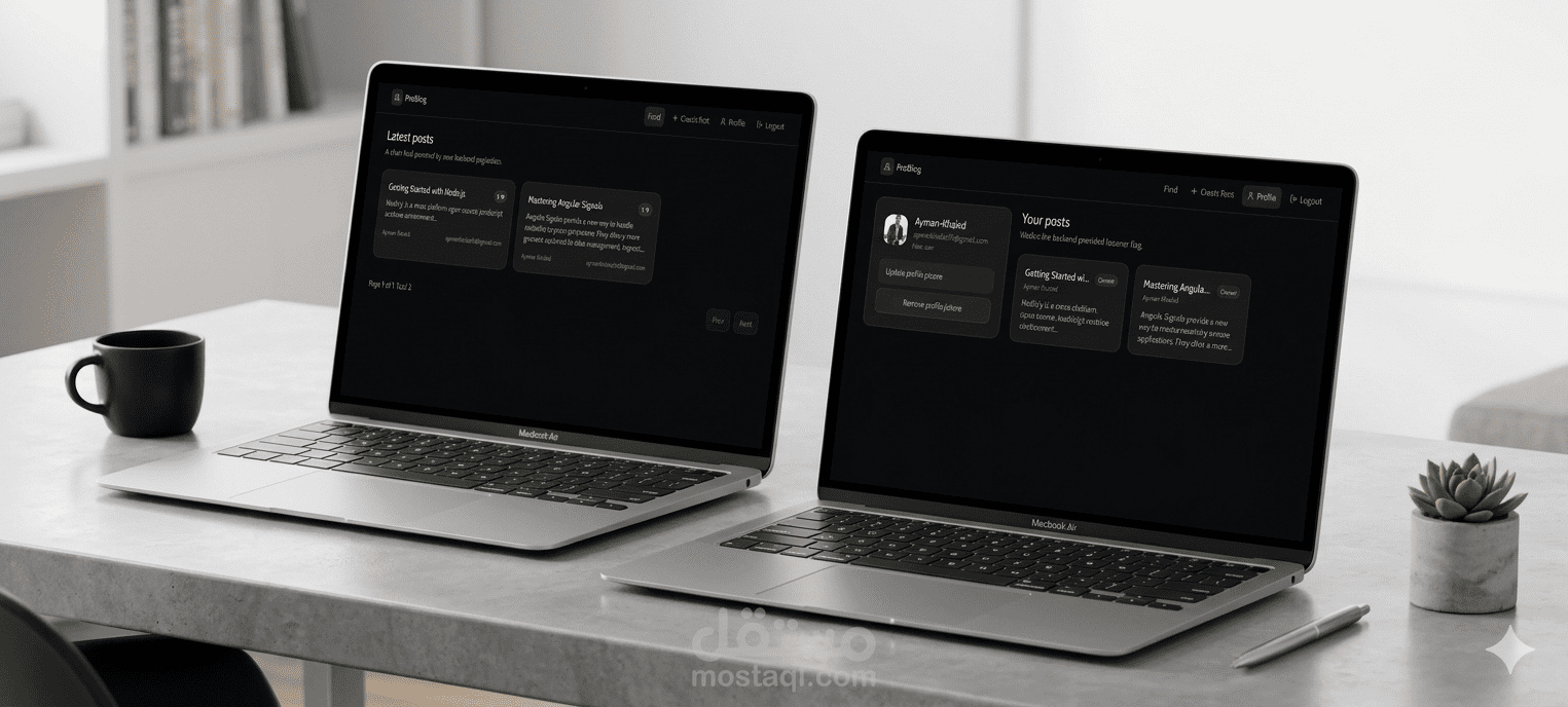ProBlog: منصة تدوين متكاملة بمعمارية MEAN Stack ونظام أمان متقدم