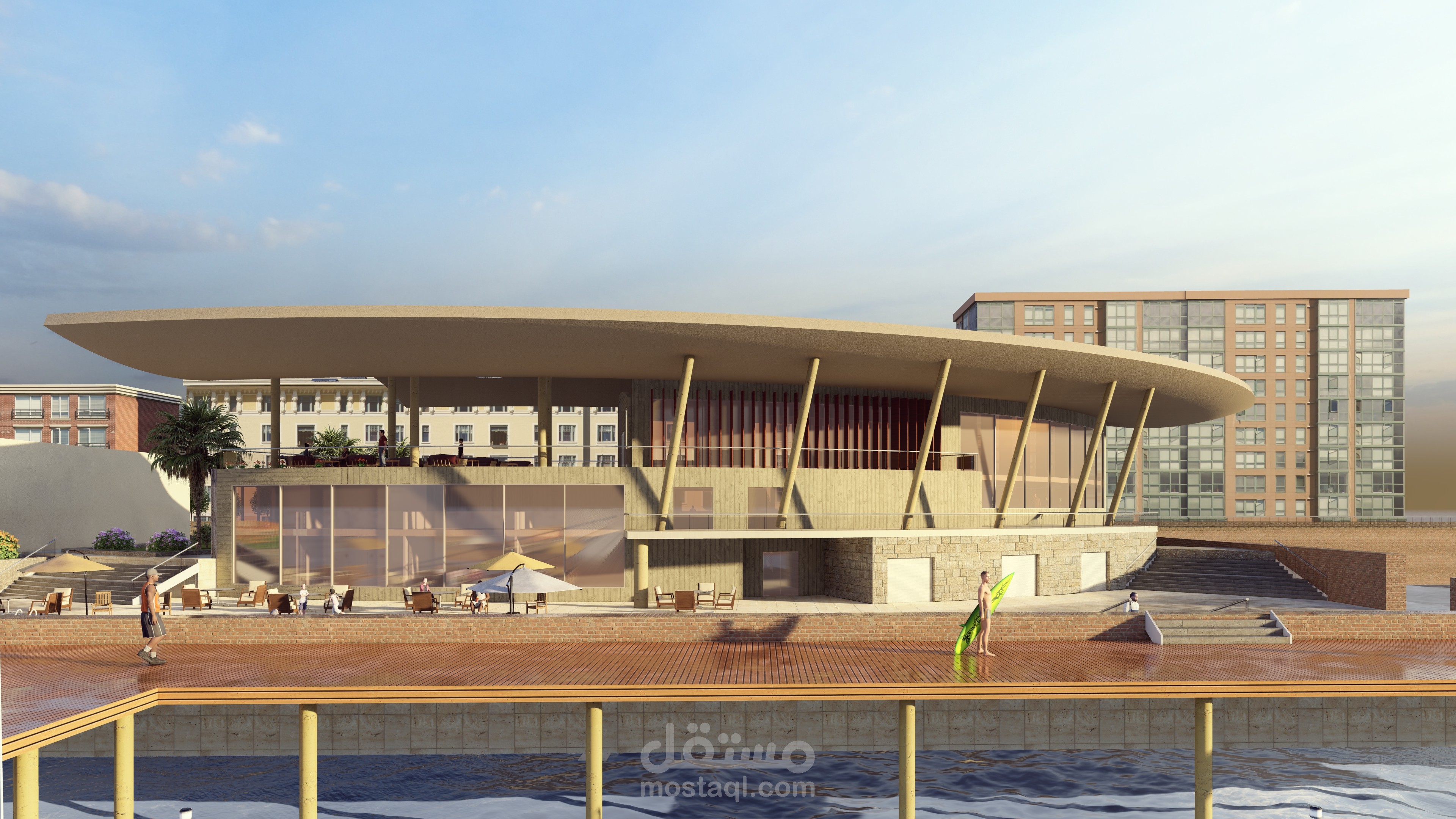 water sports club design