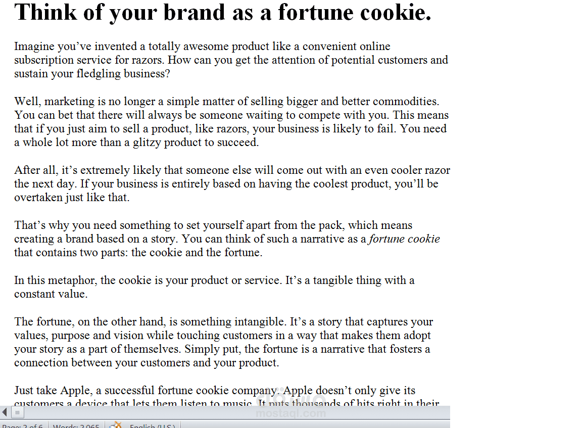 ترجمة (إنجليزي - عربي)