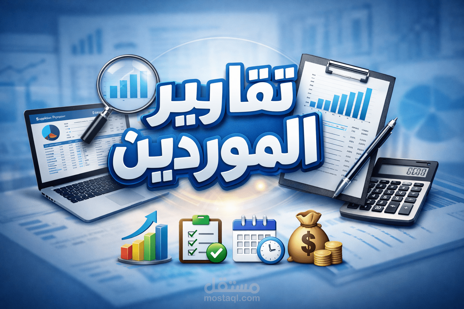 انشاء تقارير الموردين