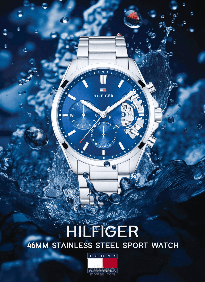 تصميم سوشيال ميدا لبرند ساعات