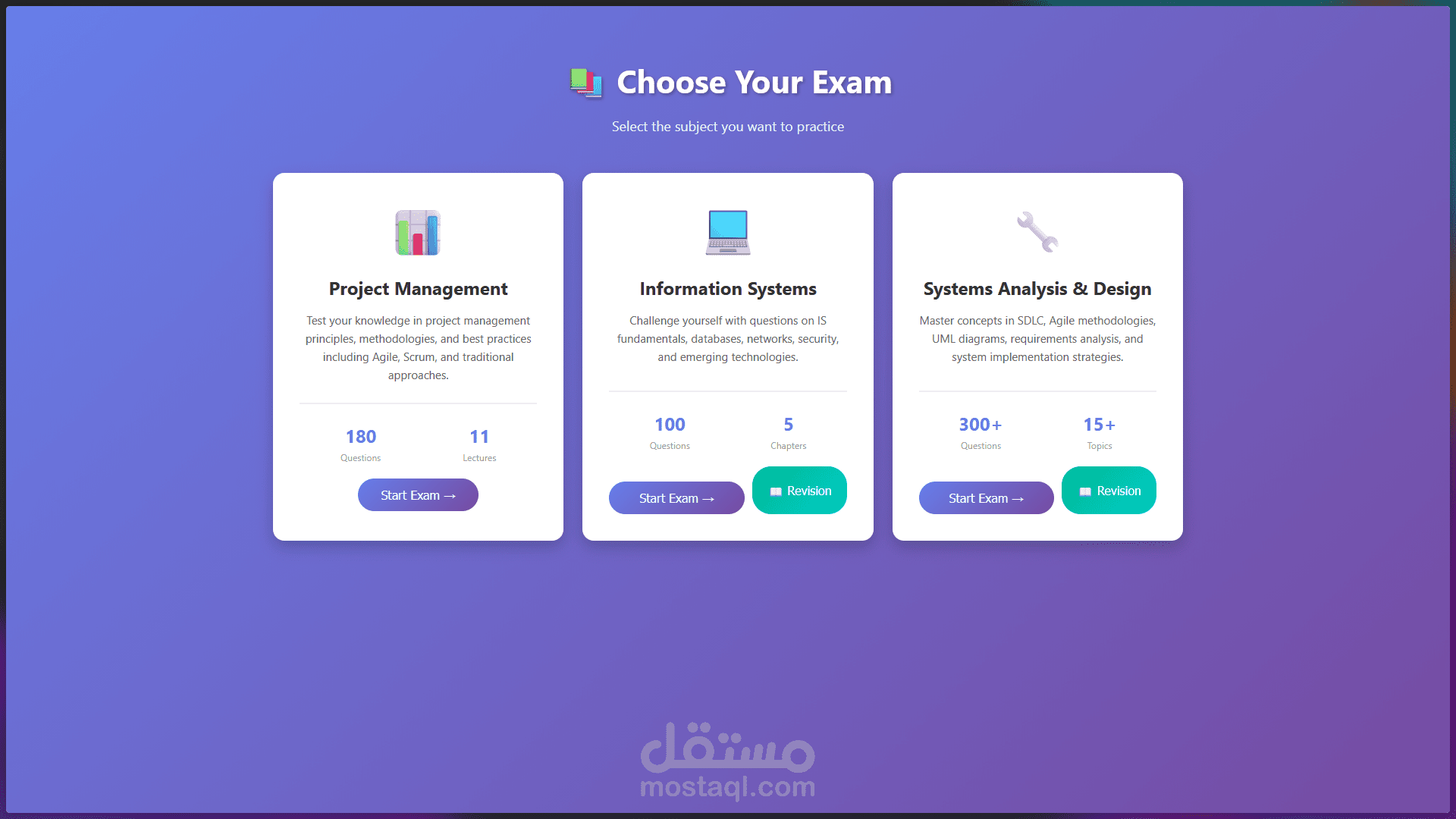 Website Exames