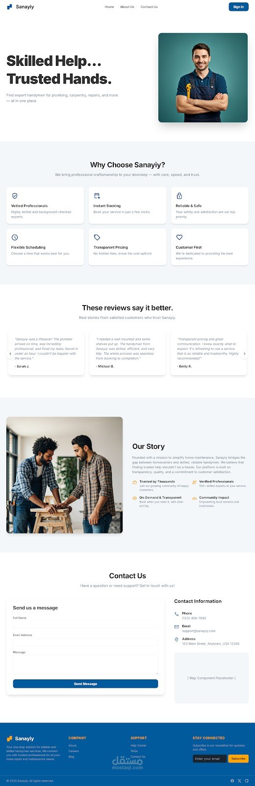 Professional Landing Page