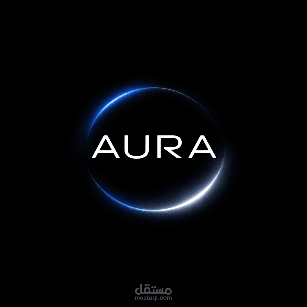 تصميم هوية بصرية متكاملة لعلامة عطور فاخرة (AURA Perfumes)