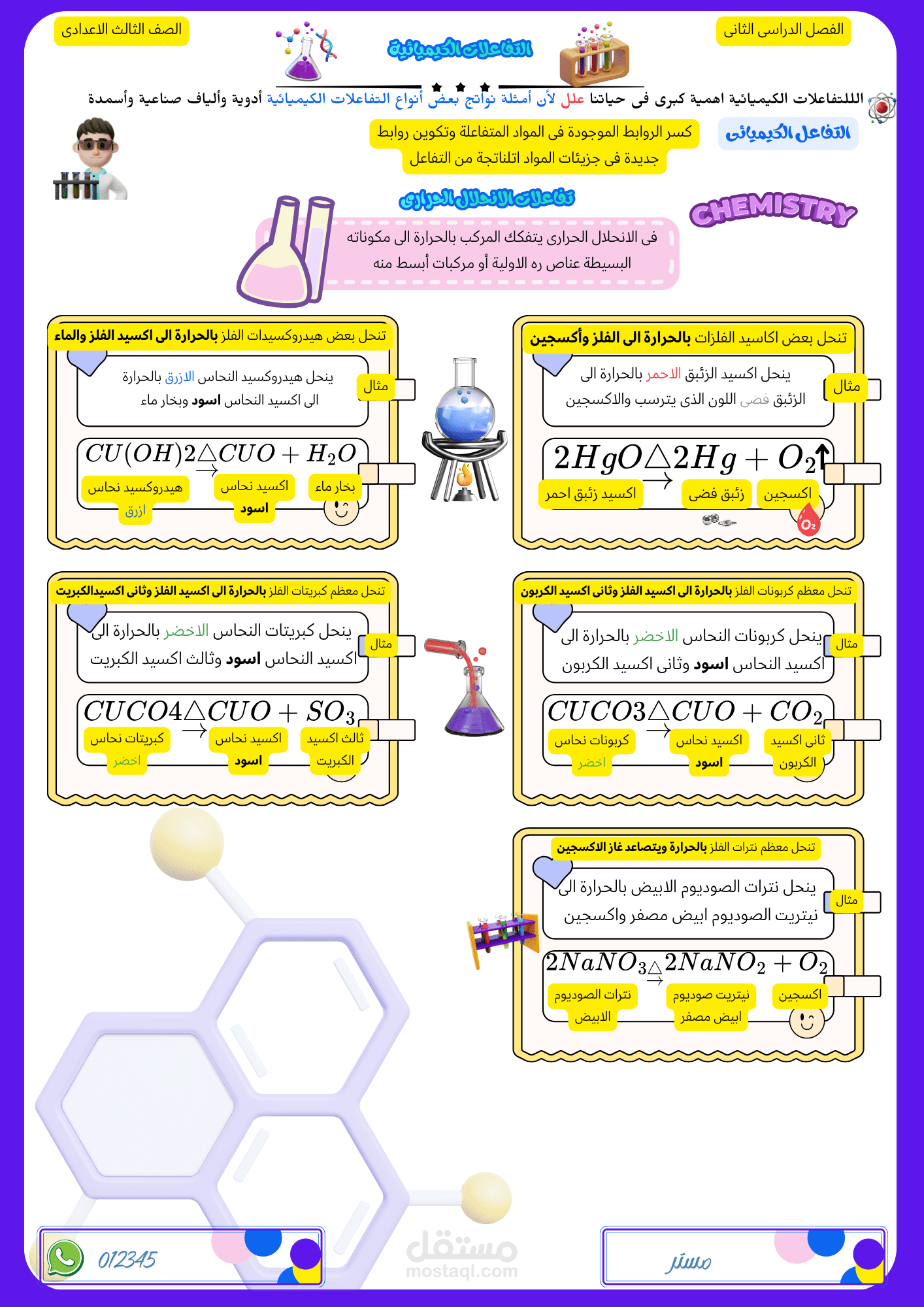 مذكرة كيمياء