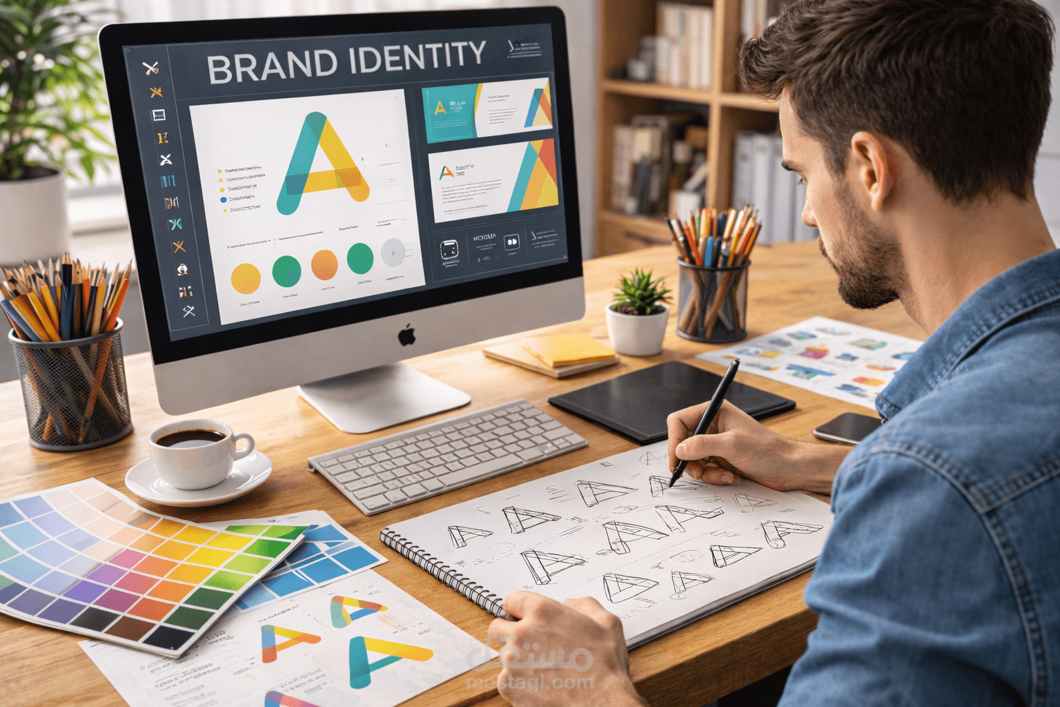 تصميم هوية بصرية احترافية تُبرز مشروعك بأسلوب فريد ومتقن