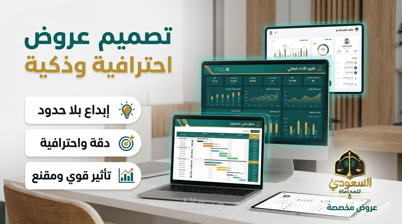 تصميم عروض تقديمية احترافية