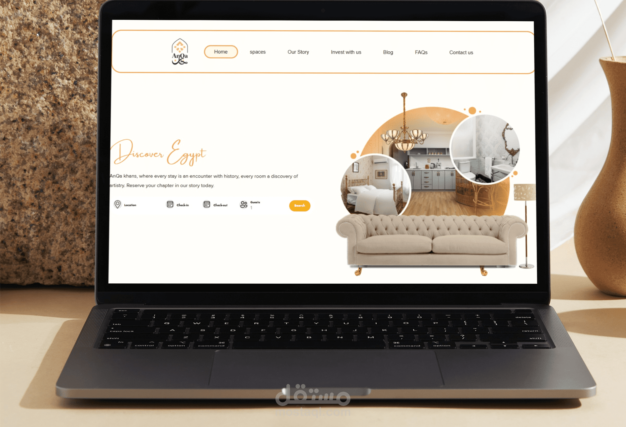 تطوير موقع للسياحة و تأجير الشقق السياحية