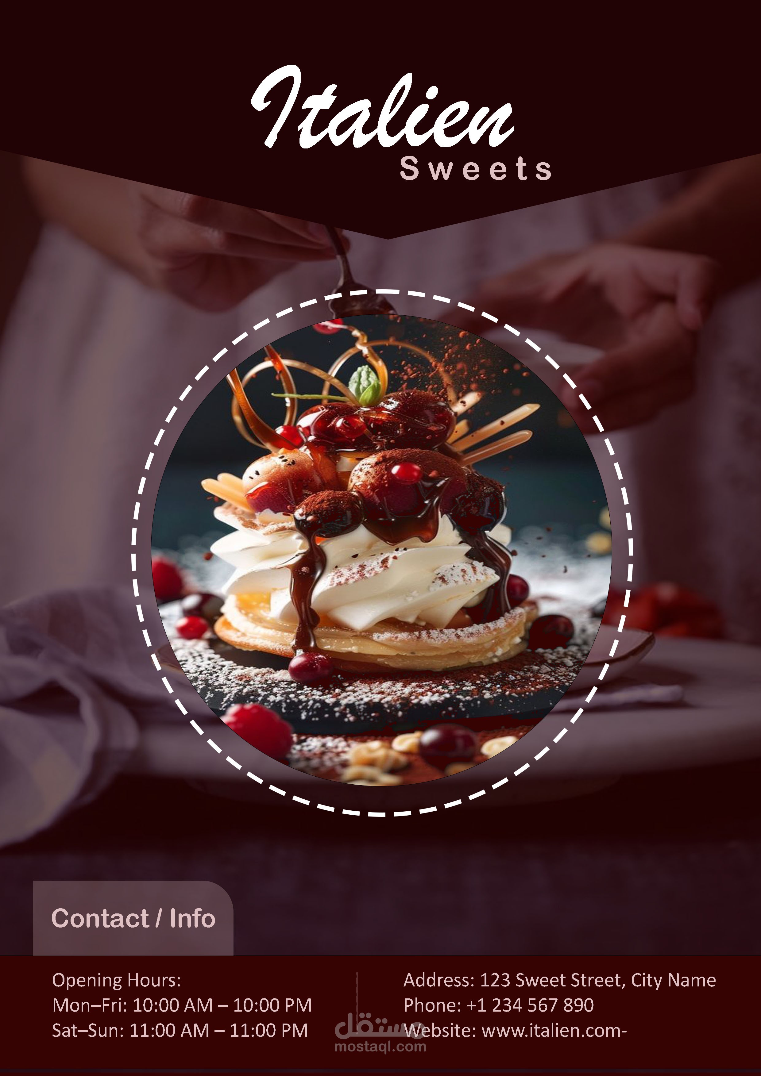 Dessert Menu Design