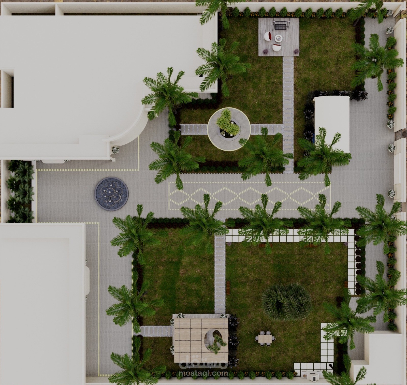 Private Rest Area Landscape – Riyadh