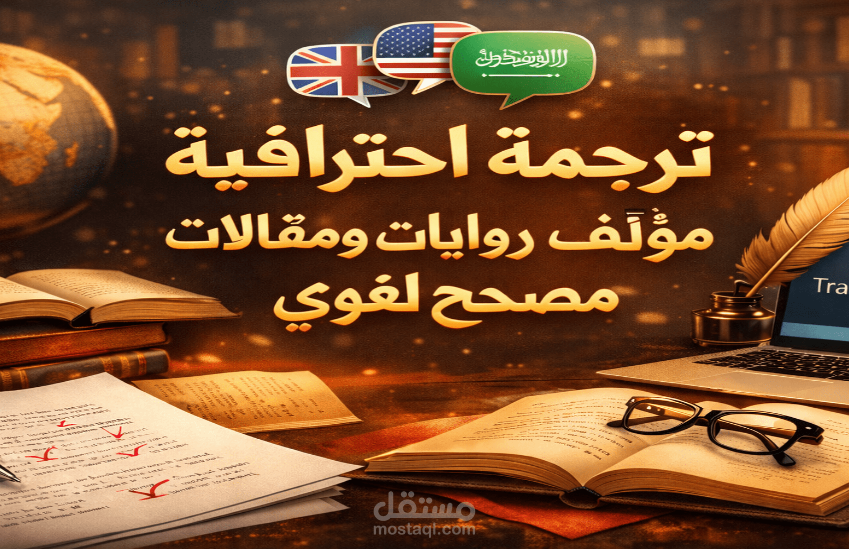 التدقيق اللغوي باحترافيه تامه