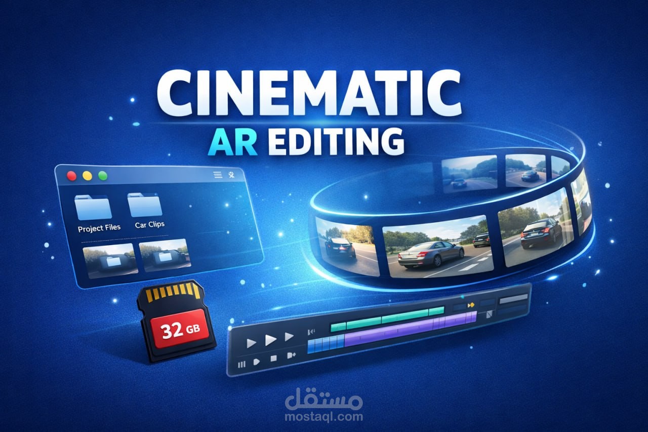 مونتاج سينمائي بواجهة مستقبلية | دمج الواقع مع المؤثرات البصرية (AR Editing)
