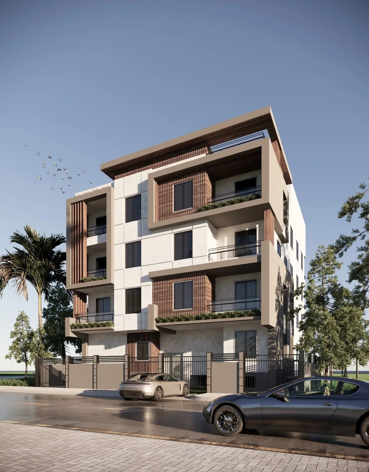 3D Exterior conceptual and visualization