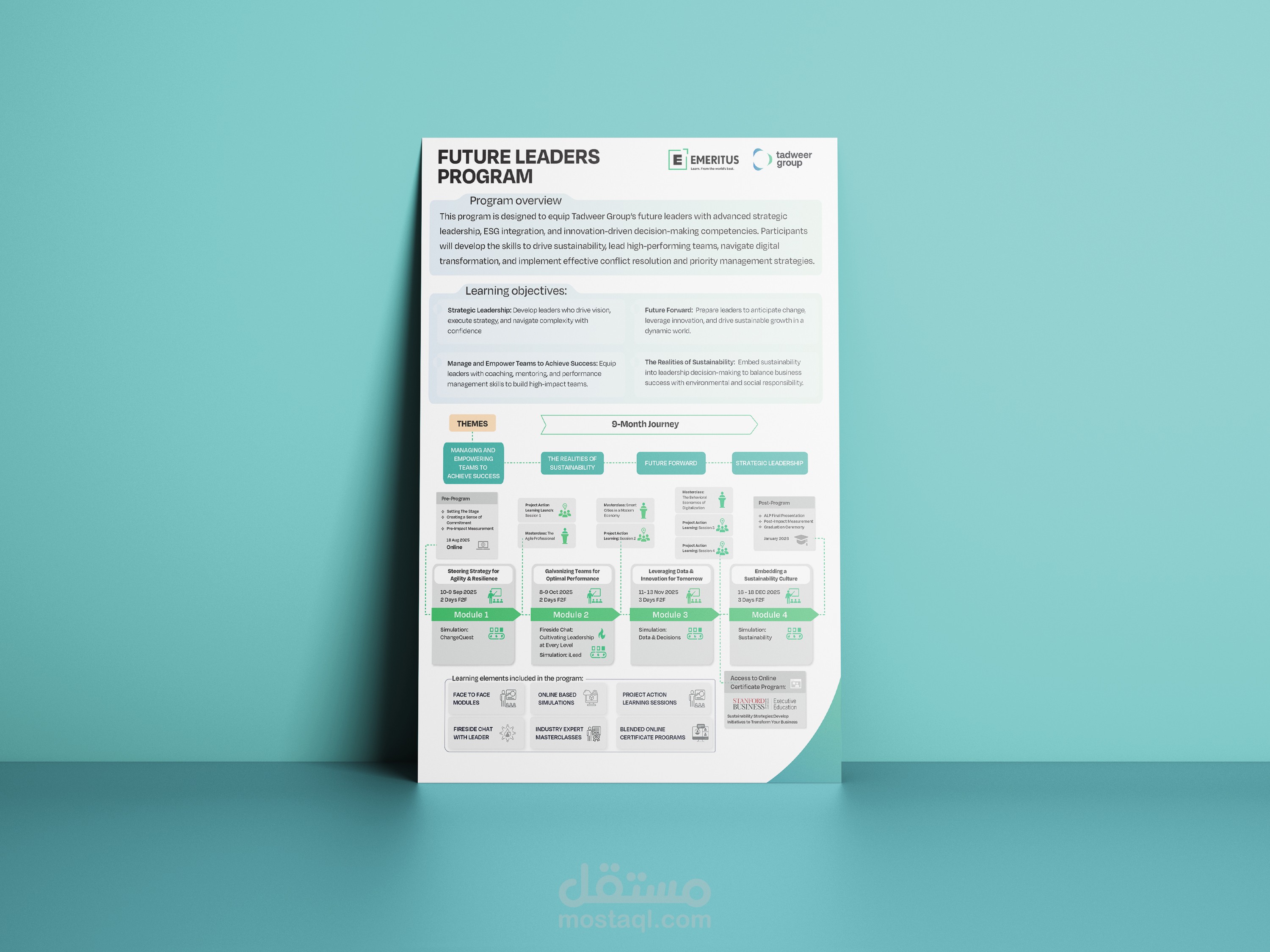 بروشور برنامج تدريبي