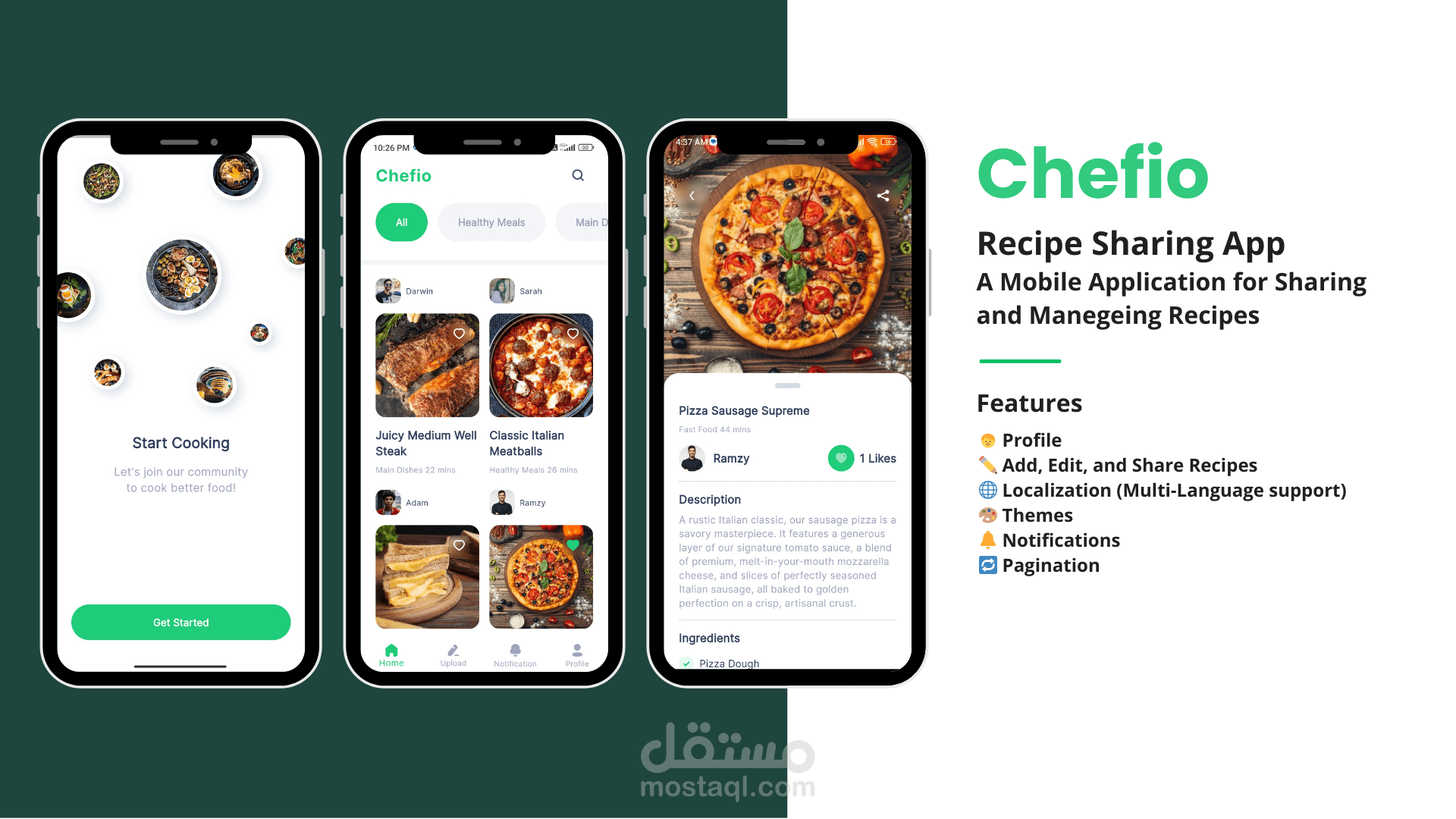 Chefio - Recipe Sharing App
