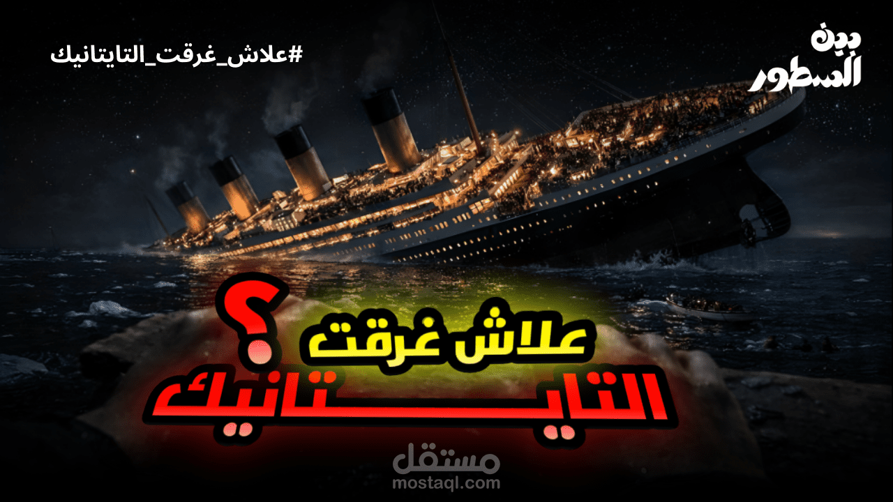 فيديو لقناتي عن سبب غرق التايتانيك