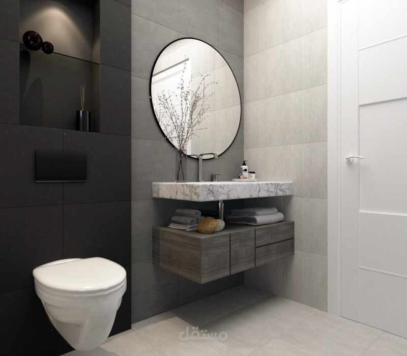 GRAY BATH ROOM