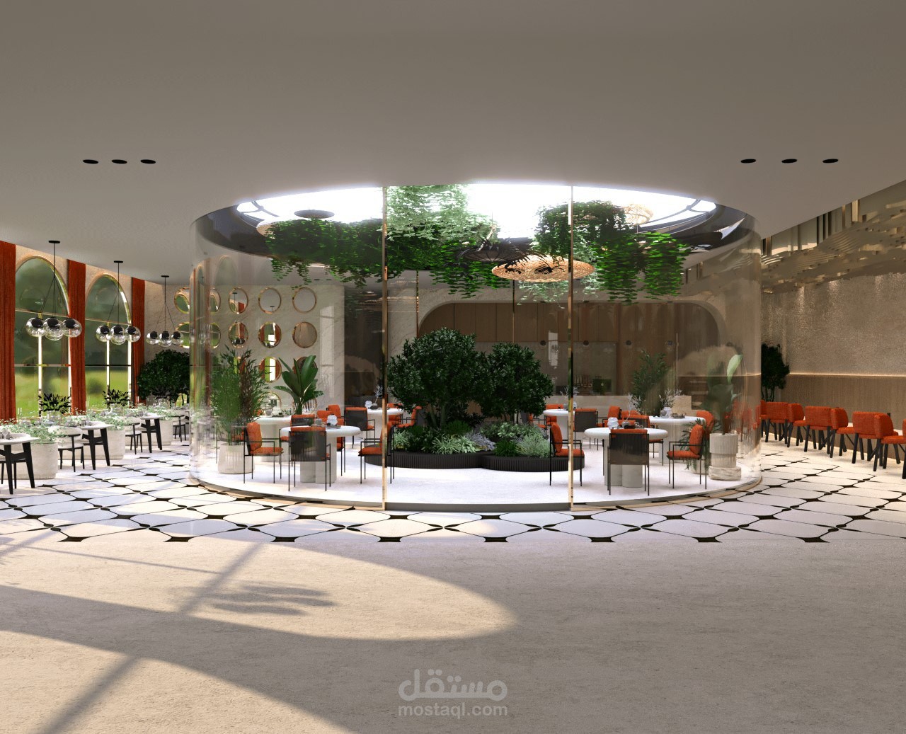 تصميم مطعم