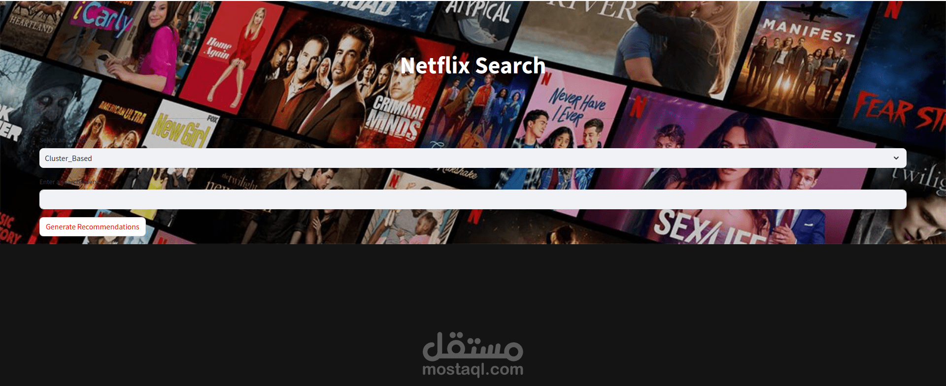 Movies Recommender System App