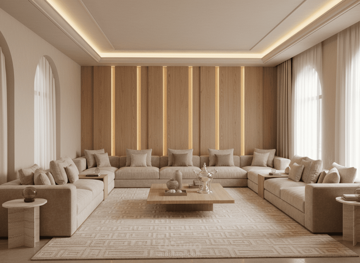تصميم داخلي لمجلس رجال