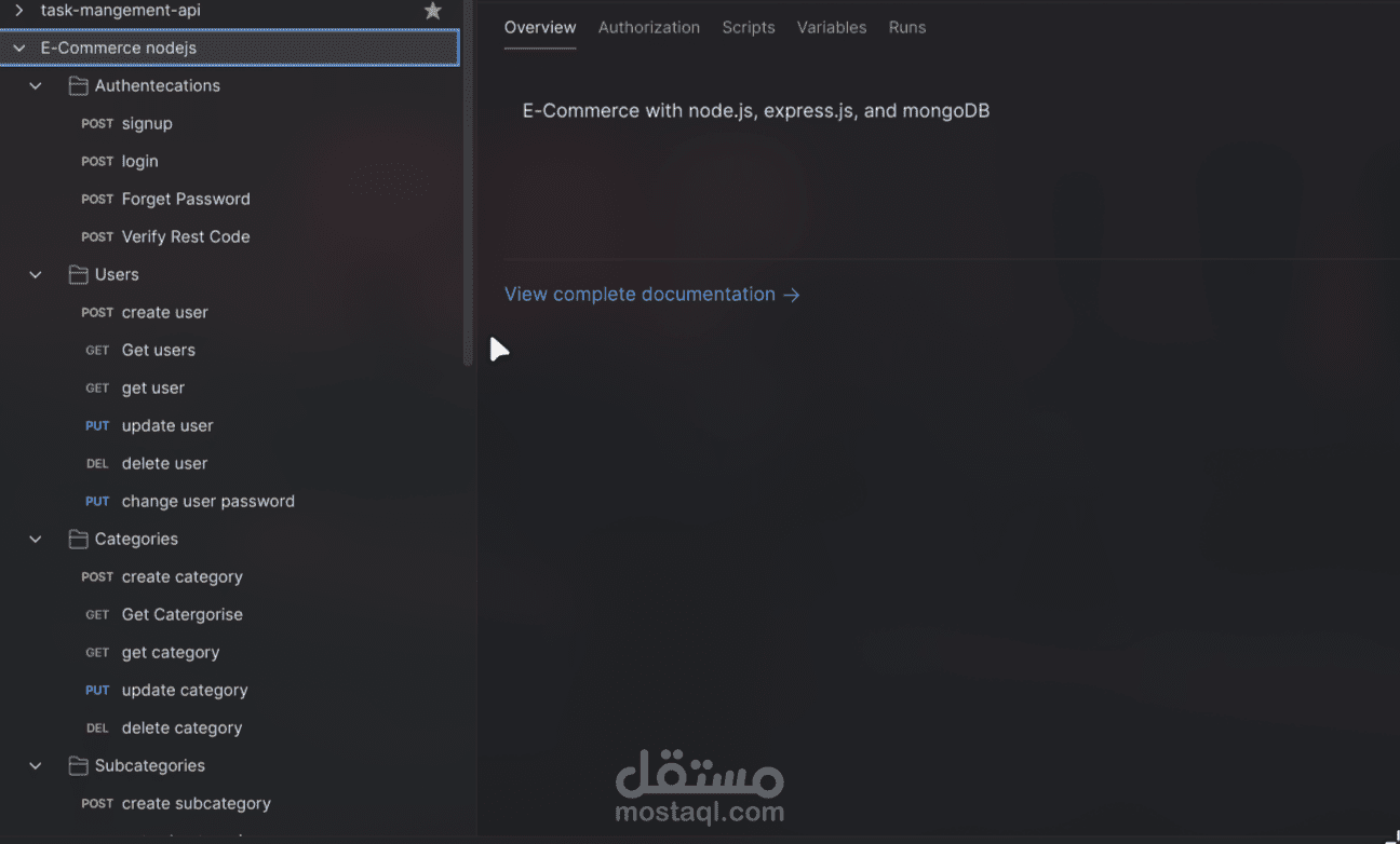 E-Commerce with node.js