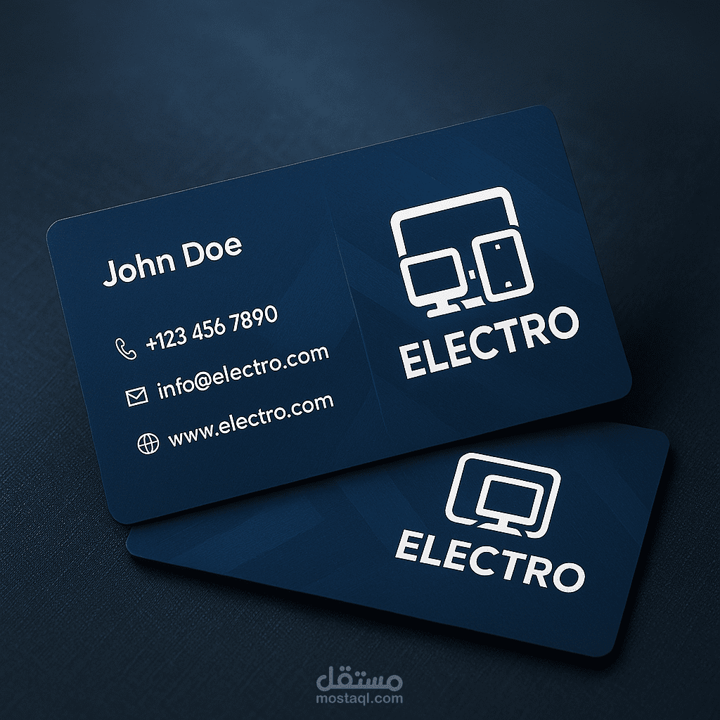 تصميم بطاقة عمل (Business Card)