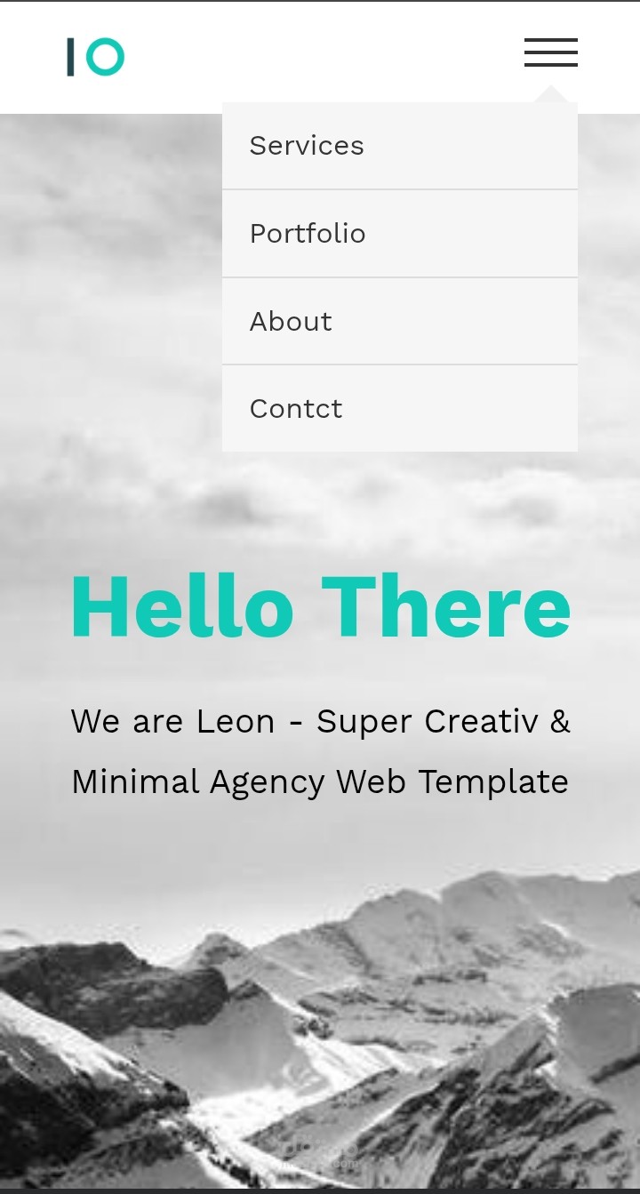 Leon - Modern Corporate Landing Page