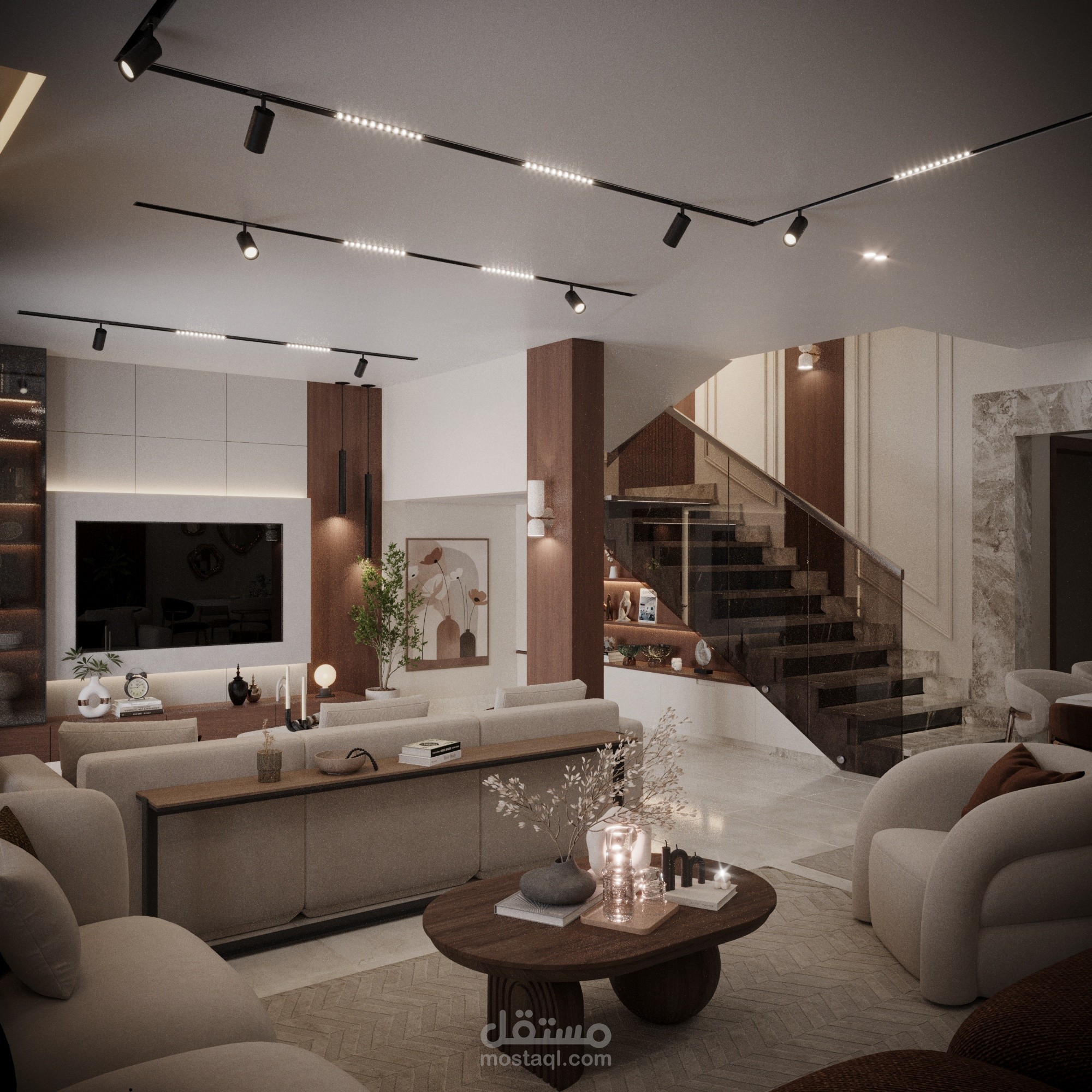 تصميم ريسبشن فيلا – Mountain View