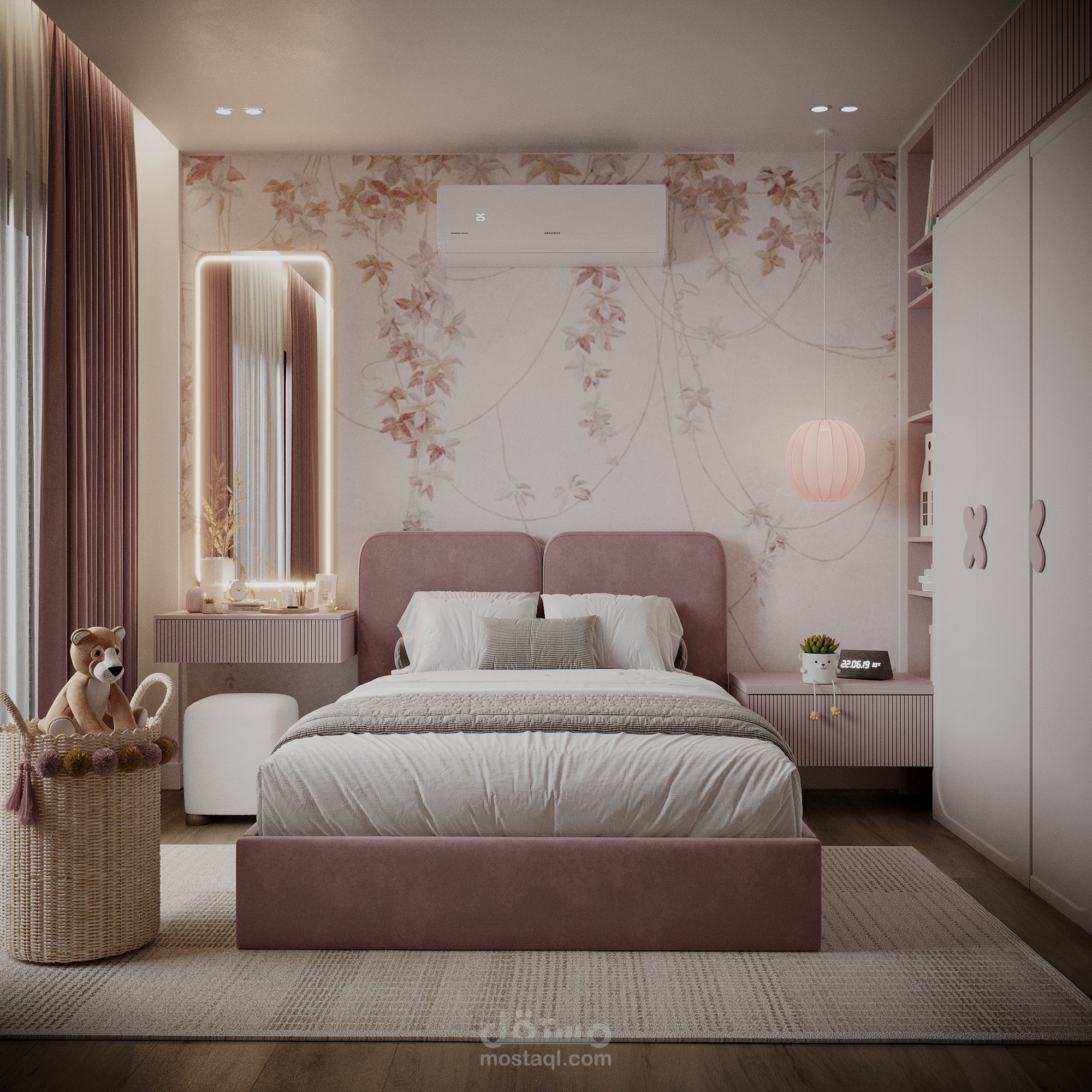 تصميم غرفة بنت عصرية