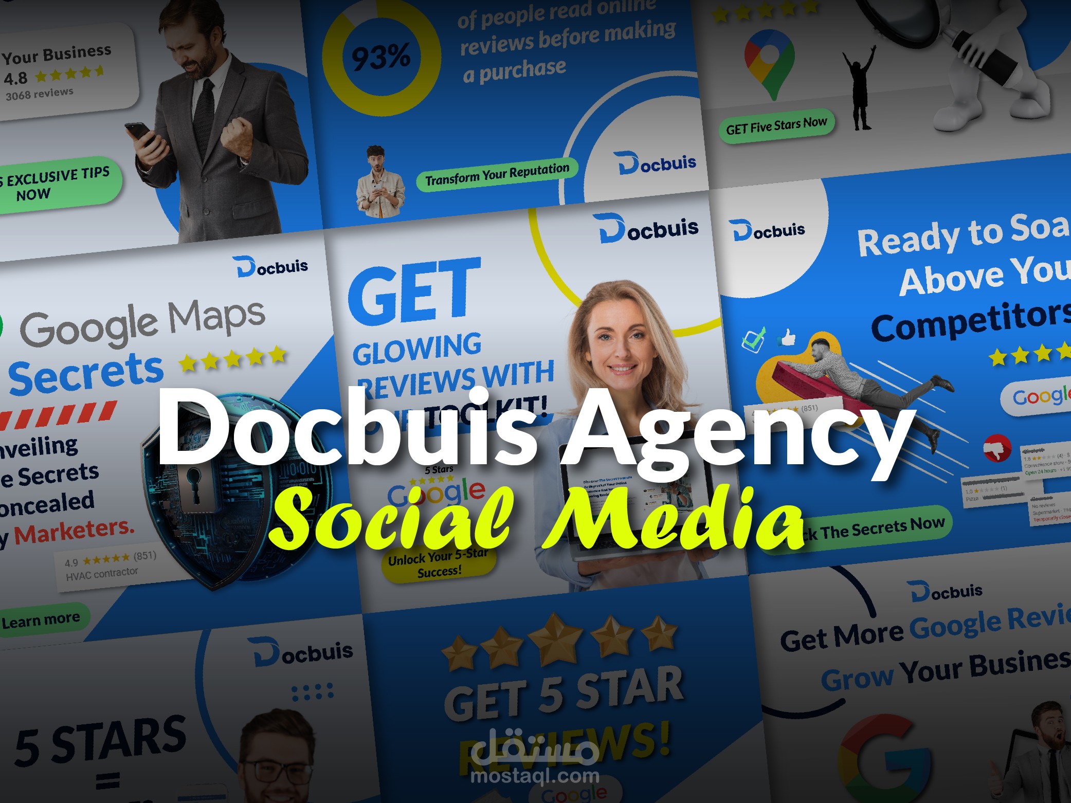 تصميمات سوشل ميديا | Docbuis Agency