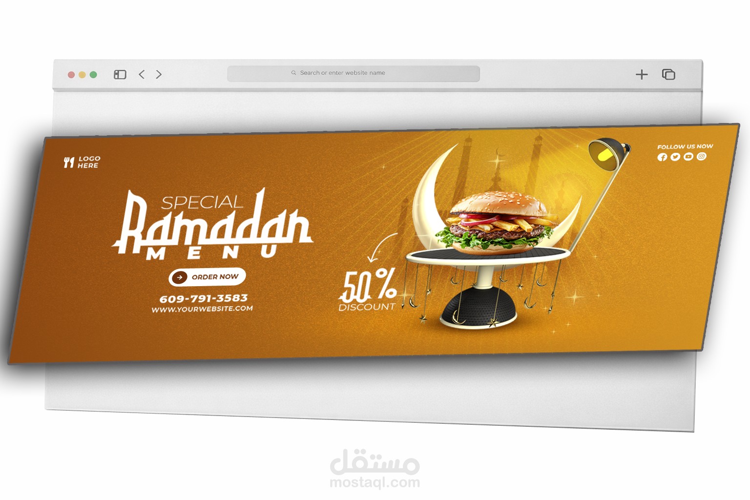 تصميم بنرات اعلانيه - Advertising banners