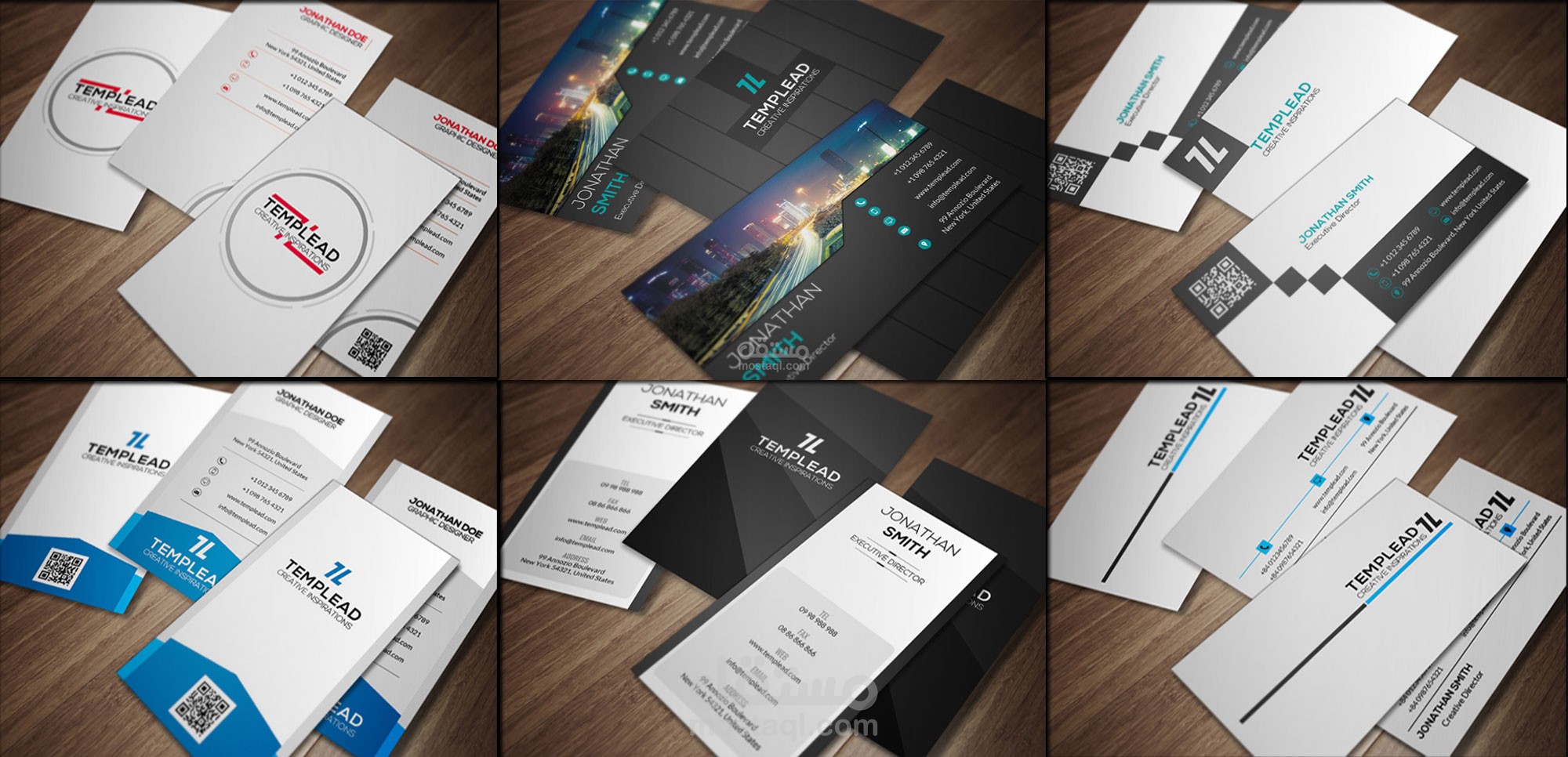 تصميم كروت شخصية احترافية تعبر عن هويتك - Business card design
