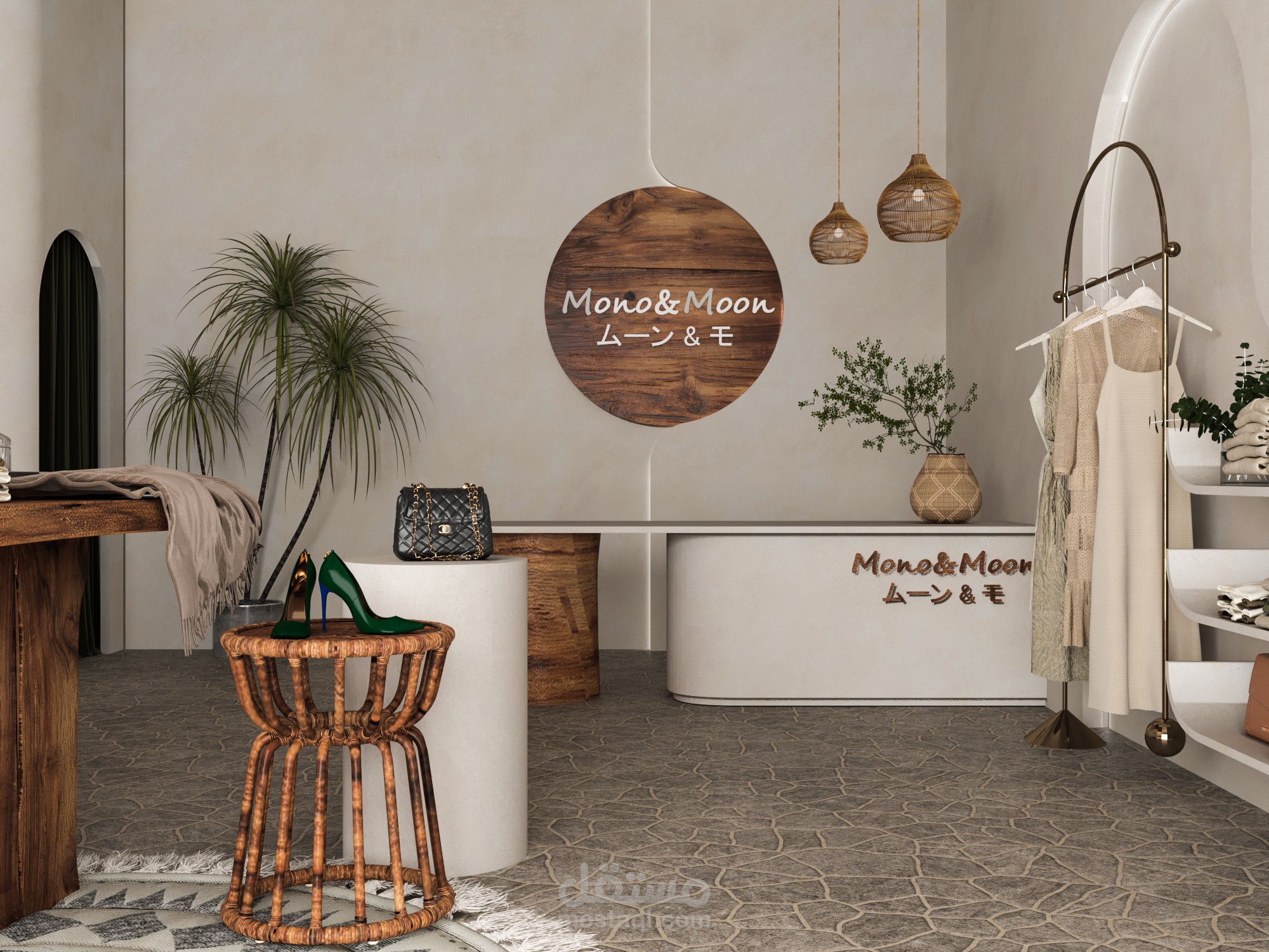 محل تجاري بطراز ريفي